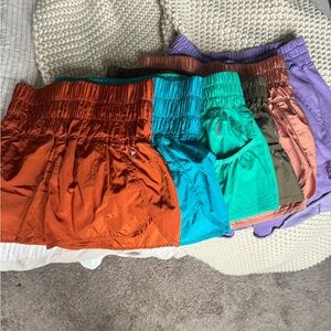 Set of 6 shorts FP movement NWOT - size small